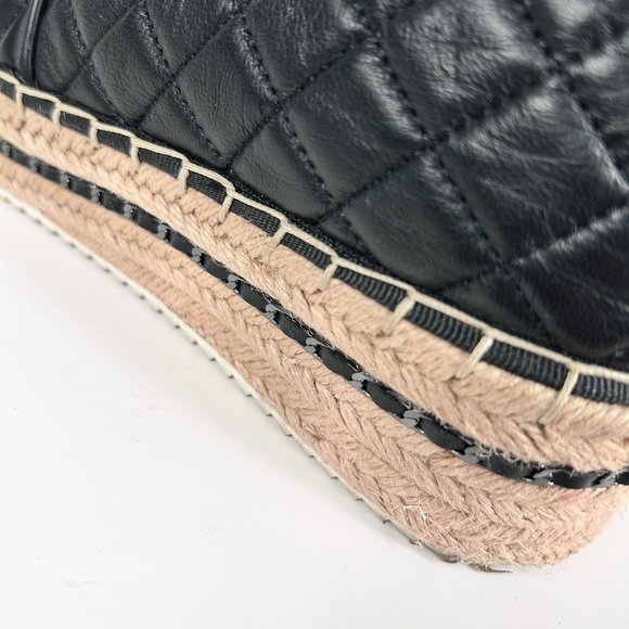 Karl Lagerfeld leather espadrilles, 11, NEW, platform, Elevated Streetwear - Picture 4 of 12